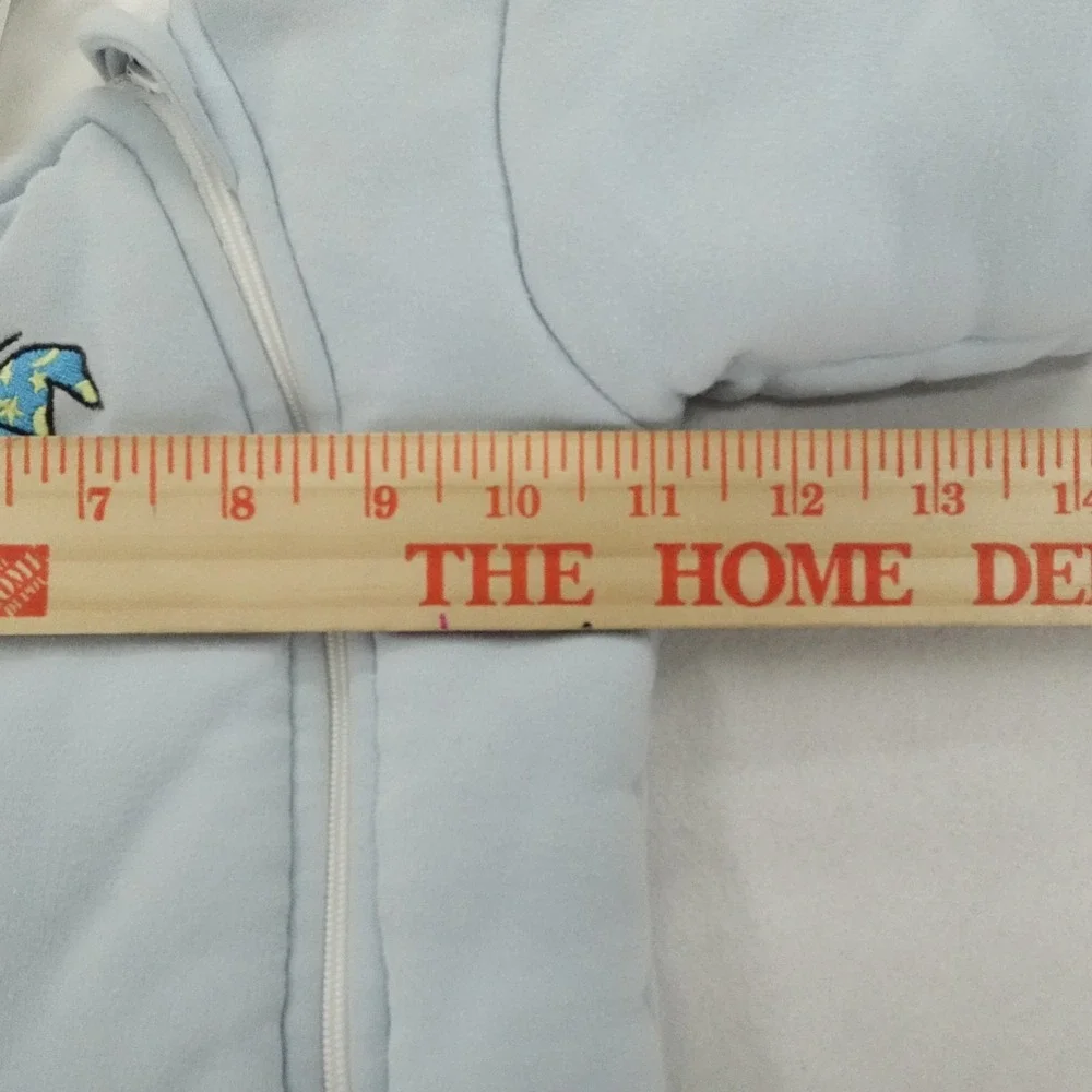 Baby‎ Merlin Magic Sleepsuit Small Blue Fleece 3-6  Months Sleep Sack Swaddle